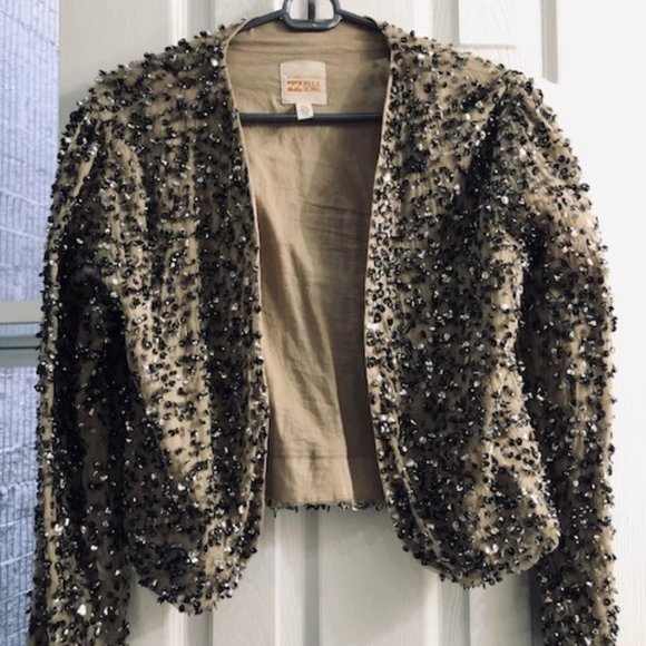 Silver Sequin Jacket - Picture 1 of 7